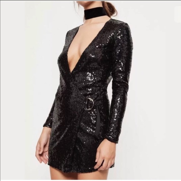 missguided black sequin dress MISSGUIDED Y2K Futuristic Sequin Polo Halter Neck Side Cut Out Bow Detail Flare Hem Maxi DressMISSGUIDED